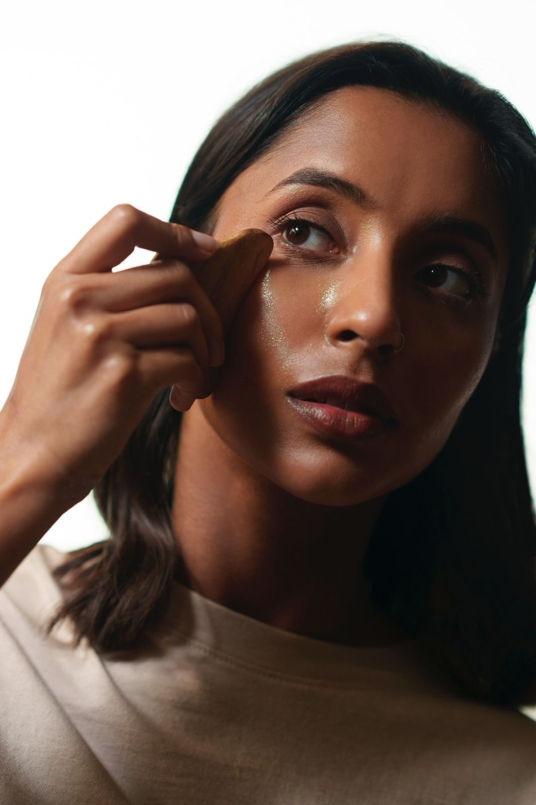 Face wooden gua sha tool